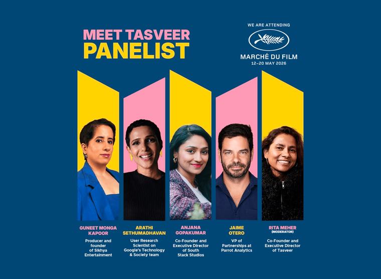 Co-founder Anjana Gopakumar joins a main-stage panel at the Cannes Film Festival